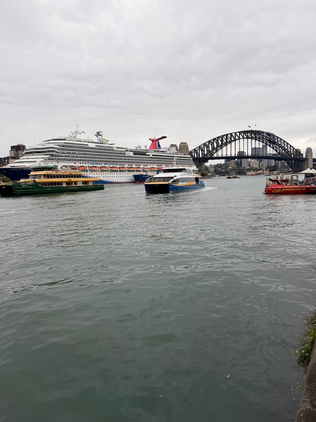 Sydney, gardens, and a cruise ship invasion