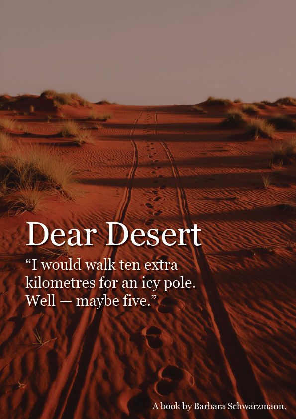 Dear Desert, by Barbara Schwarzmann — front cover