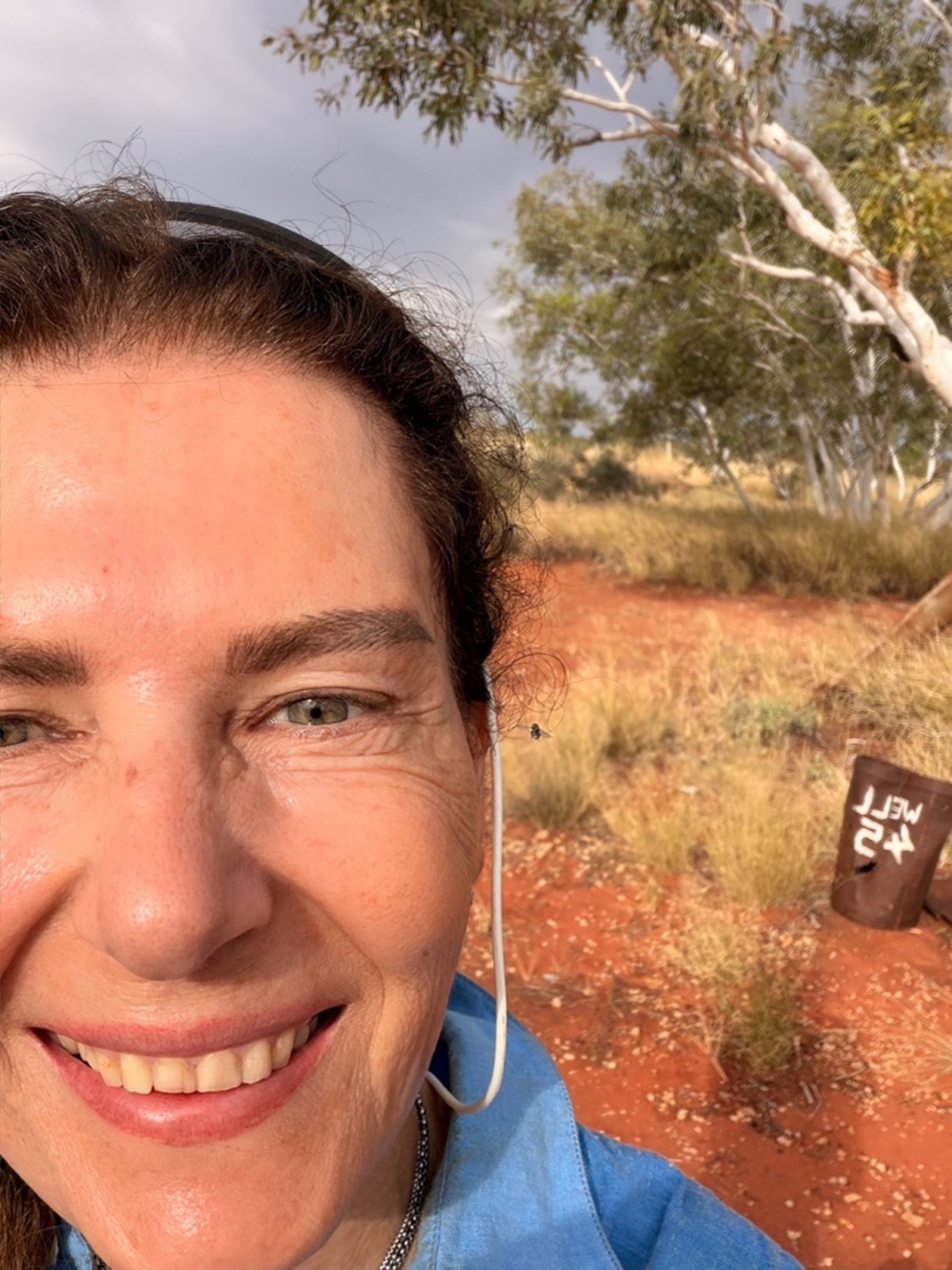 Self-portrait at the Well 42 marker